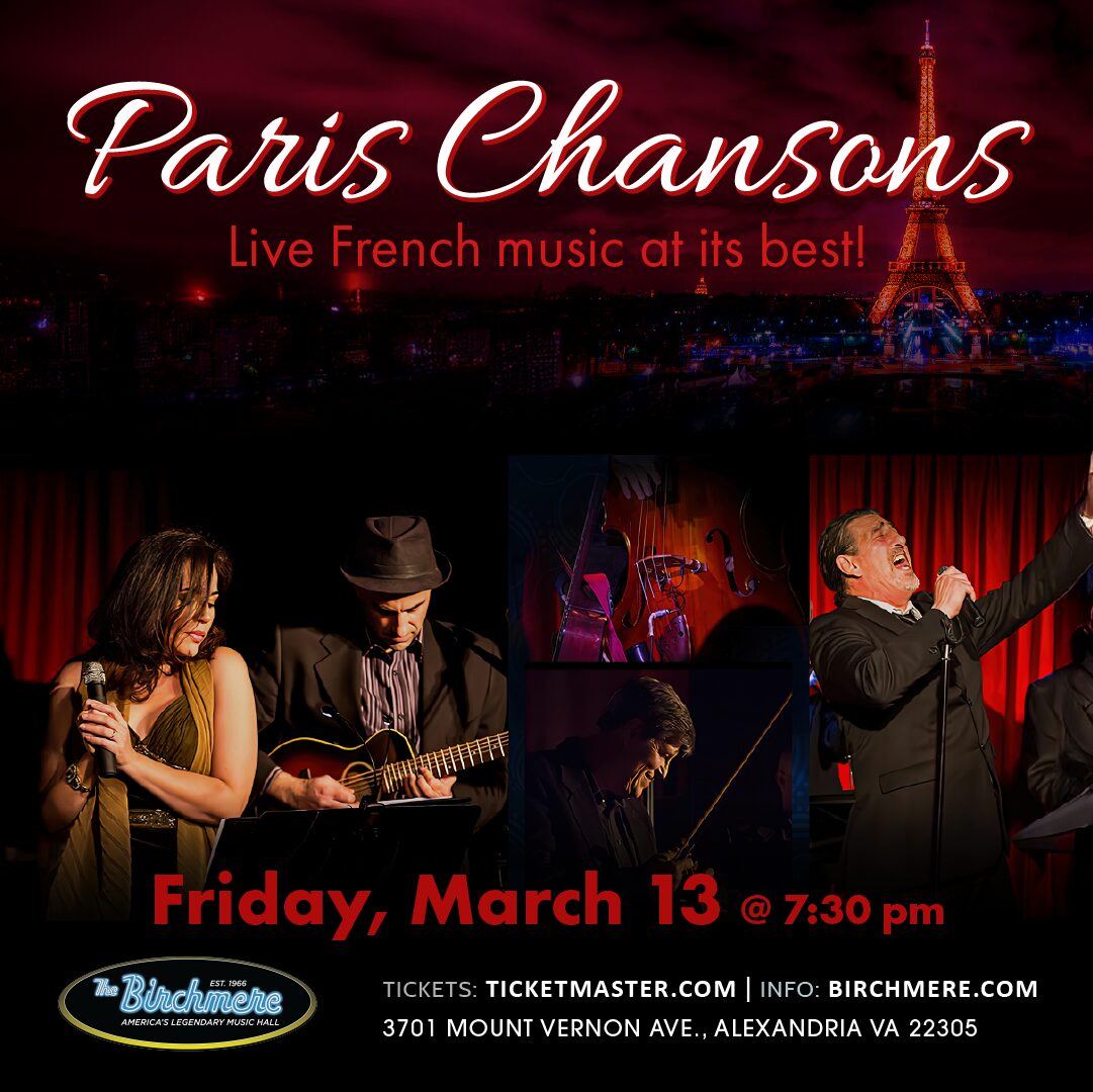 PARIS CHANSONS – Live French music at its best!