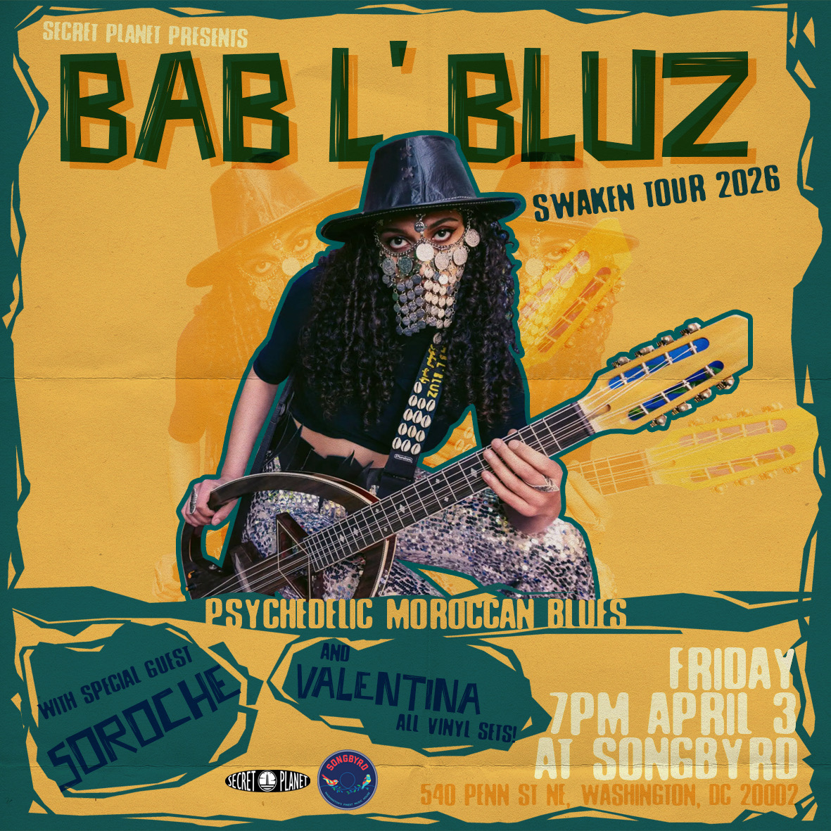 SECRET PLANET PRESENTS: BAB L’BLUZ