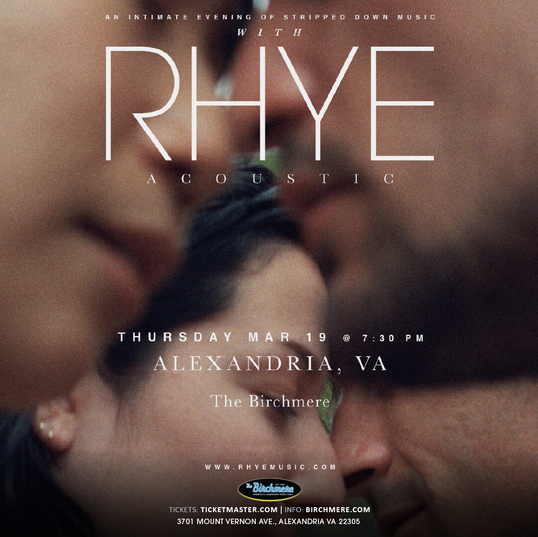 RHYE Acoustic – An Intimate Evening of Stripped Down Music