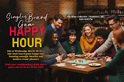 Singles Board Game Happy Hour