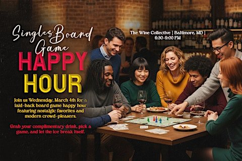 Singles Board Game Happy Hour